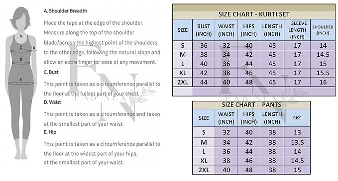 Fabnex Kurta Pant Set Green