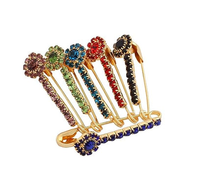 Fashion Pins for Pallu (Pack incl 6)