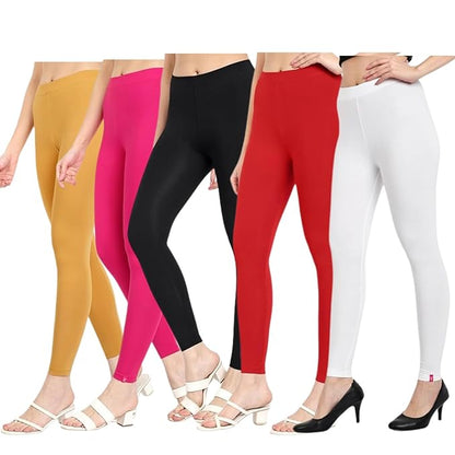 Ankle Length Stretchable Cotton Tights