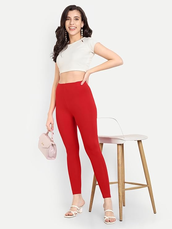 Ankle Length Stretchable Cotton Tights