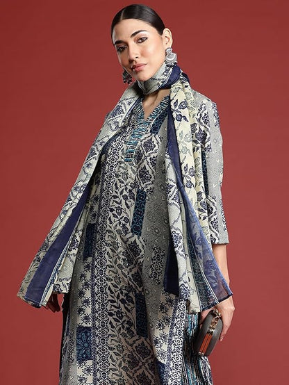 Cotton Flex Printed al Line Salwar Suit Set