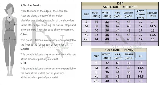 Kurta Set incl pants and scarf ( Black & Red )