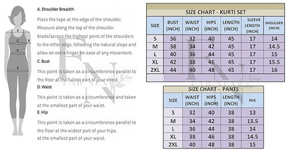 Fabnex Kurta Pant Set Green