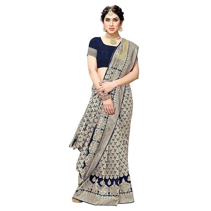 Pure cotton Printed mulmul saree with Blouse piece