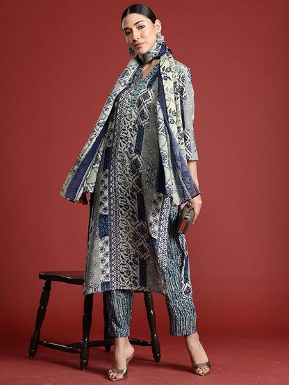 Cotton Flex Printed al Line Salwar Suit Set