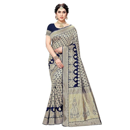 Pure cotton Printed mulmul saree with Blouse piece