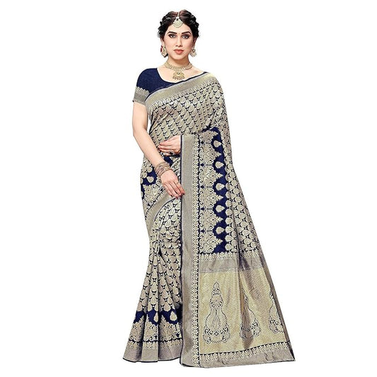 Pure cotton Printed mulmul saree with Blouse piece