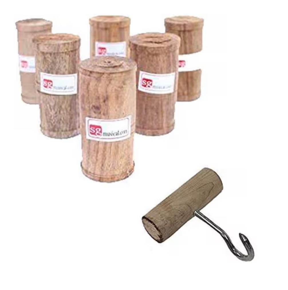 Wooden bayan with strapping hook