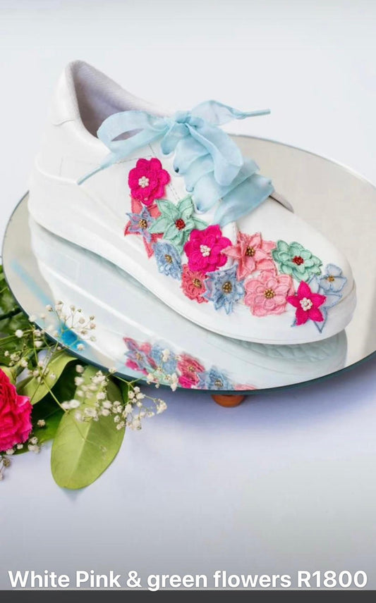 Saree Sneakers Floral