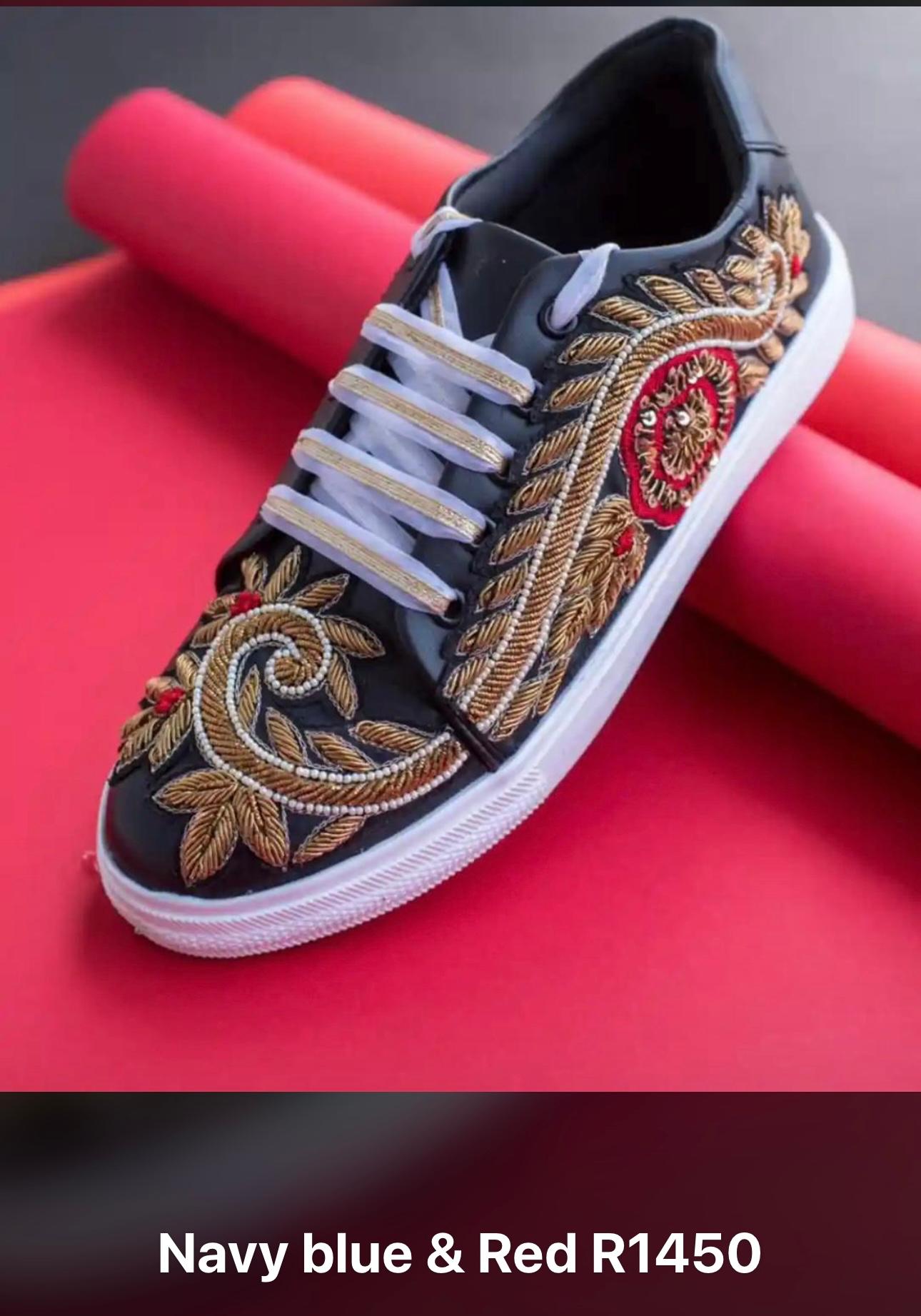 Saree Sneaker Navy Blue