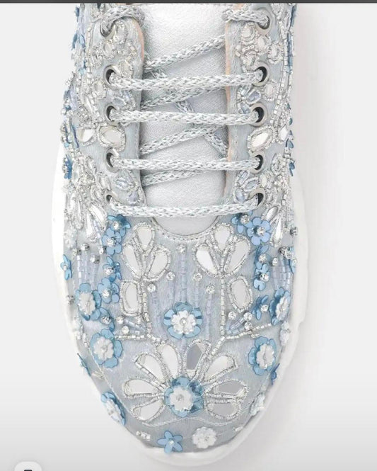 Saree Sneaker Embellished