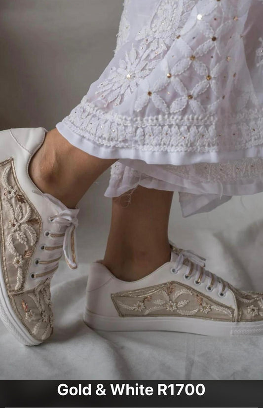 Saree Sneaker Gold