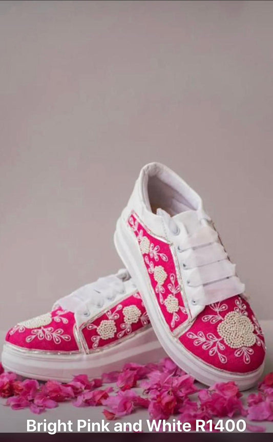 Saree Sneaker Bright Pink
