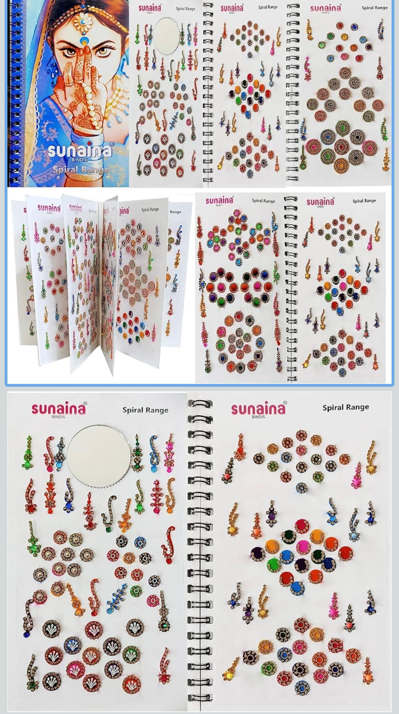 SUNAINA Bindi Spiral Book
