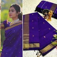 Purple & Bronze soft cotton